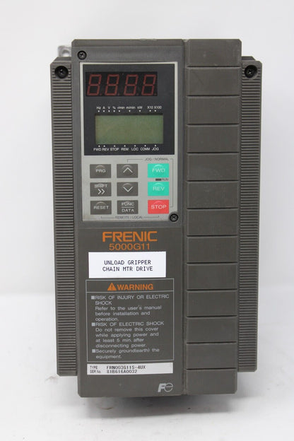 used Fuji Electric FRN003G11S-4UX Drive - FUJI ELECTRIC
