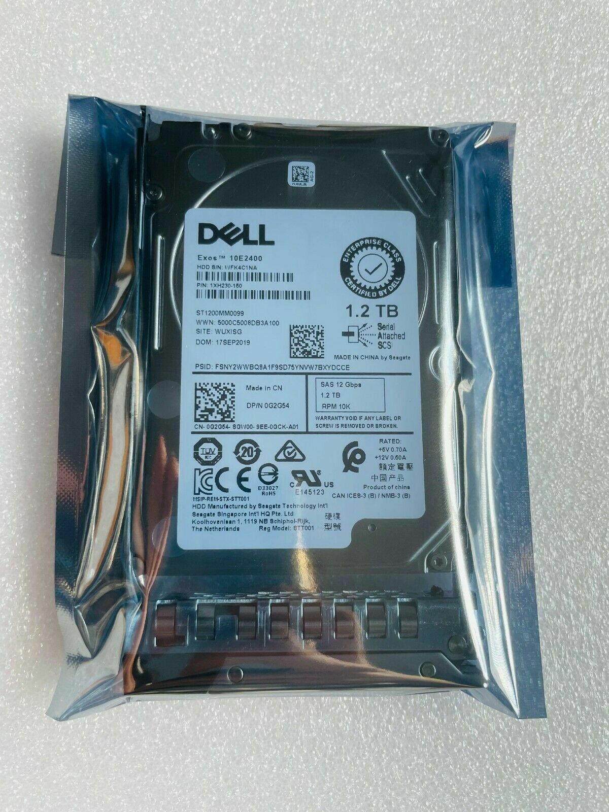 new DELL 1.2TB 12Gb/s 2.5" 10K Enterprise Hard Drive ST1200MM0099 HDD