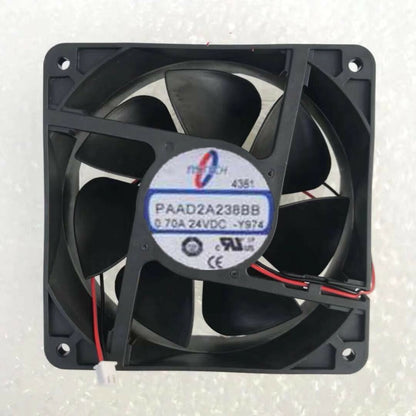 1pcs  NSTECH PAAD2A238BB -Y974 12038 24V 0.70A Double Ball Cooling Fan