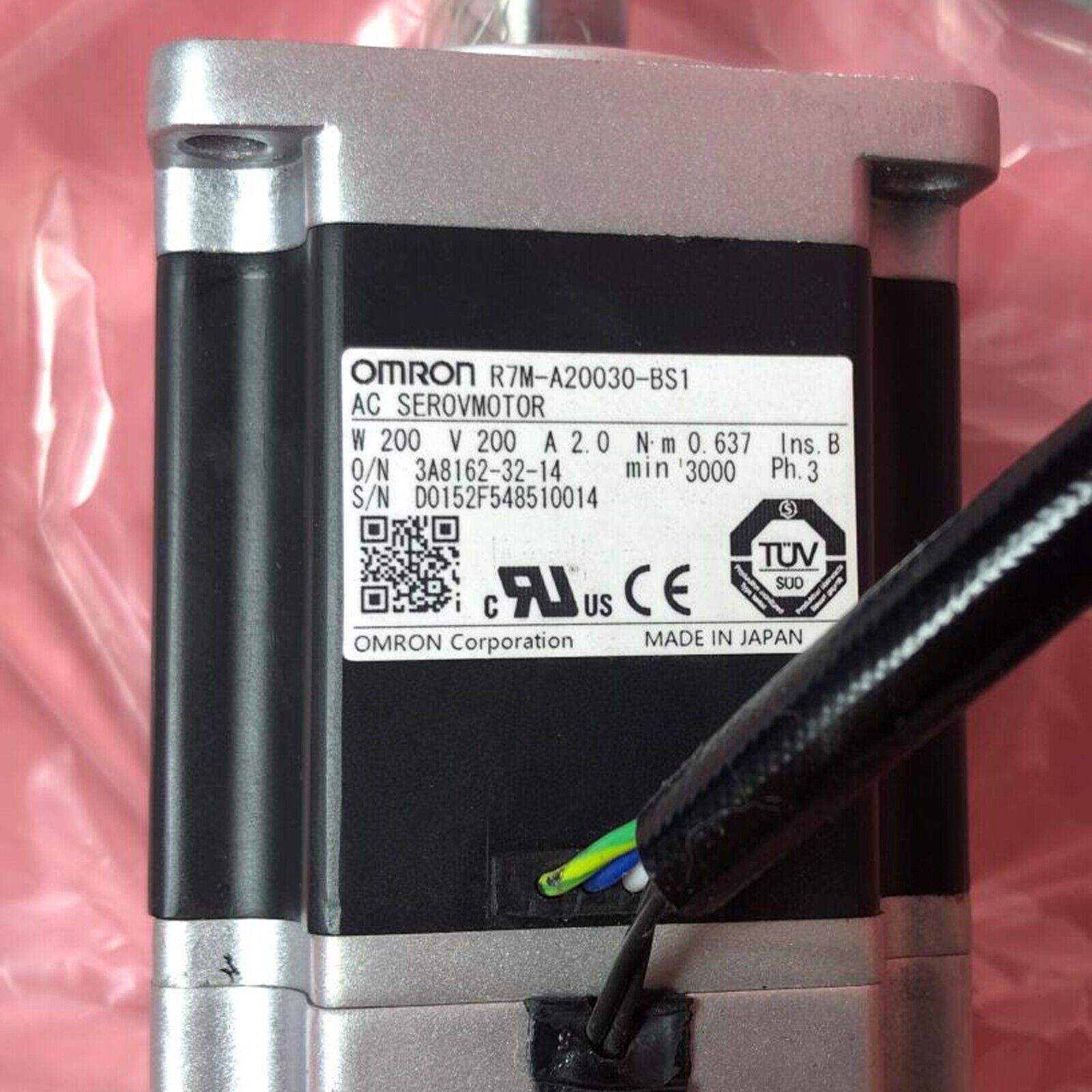 New ONE OMRON SERVO Motor R7M-A20030-BS1 | Reliable Motor Control System | One-Year Warranty - OMRON