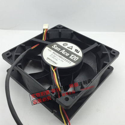 Sanyo 9G1248G1E301 12038 48V 0.25A 12CM 3-wire chassis fan