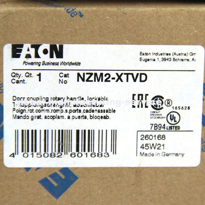 NZM2-XTVD Circuit Breaker Handle - EATON MOELLER - EATON MOELLER