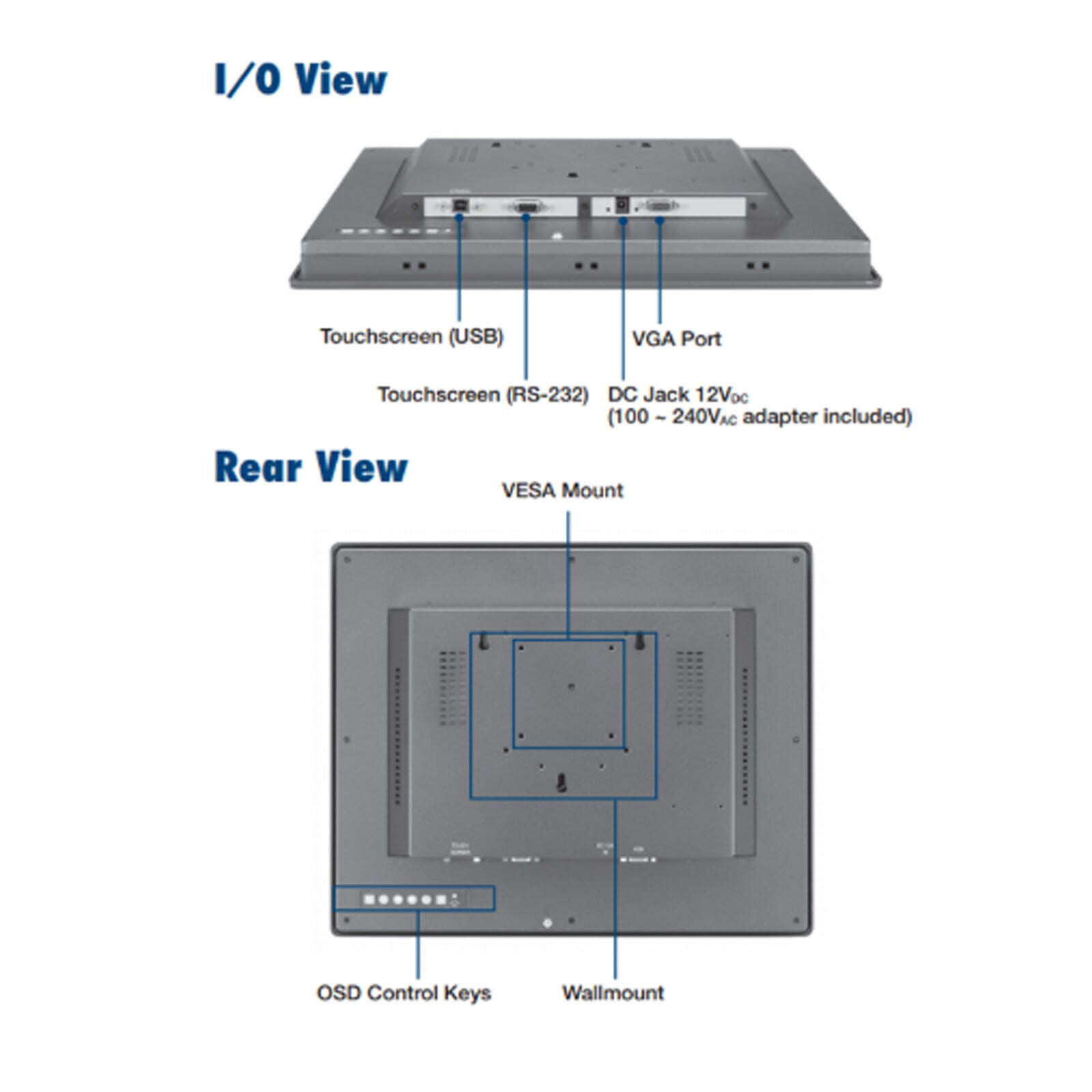 ADVOTECH FPM-2150G-R3BE Touch Panel - High-Performance Interactive Display - ADVOTECH
