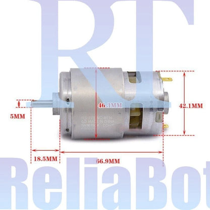 12V-18V RS-775WC-8514 Fits for MABUCHI High Speed Large Torque Motor Accessories