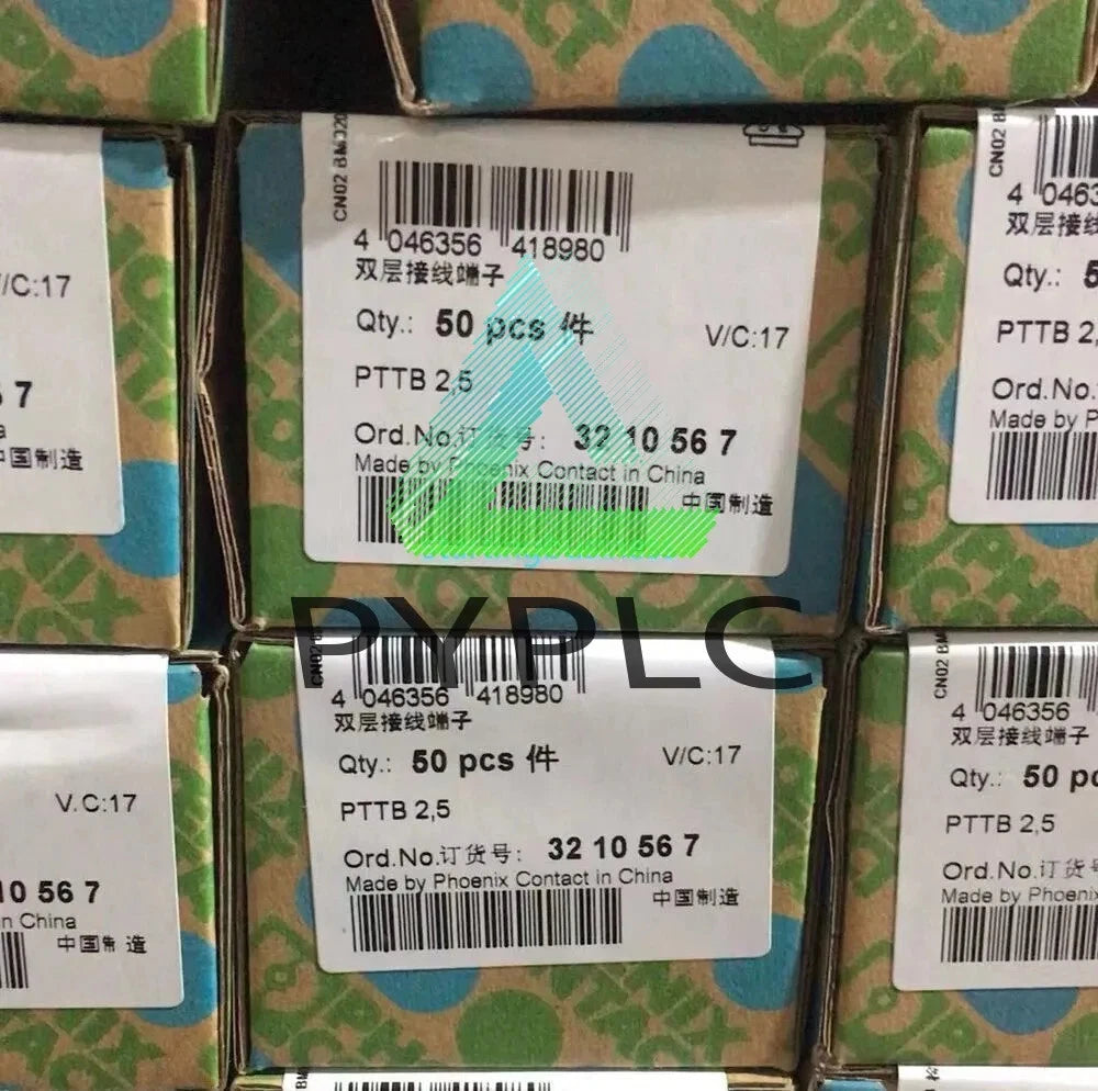 50PCS/Box Phoenix 3210567 PTTB2.5 Double Terminal Block