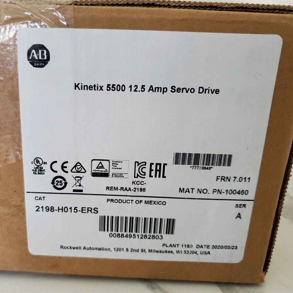 New AB Kinetix 5500 AC Servo Drive 2198H015ERS - AB KINETIX