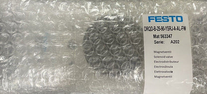 new Festo DRQD-B-25-90-YSRJ-A-AL-FW 563347 Semi-rotary Drives Twin Pistons - FESTO