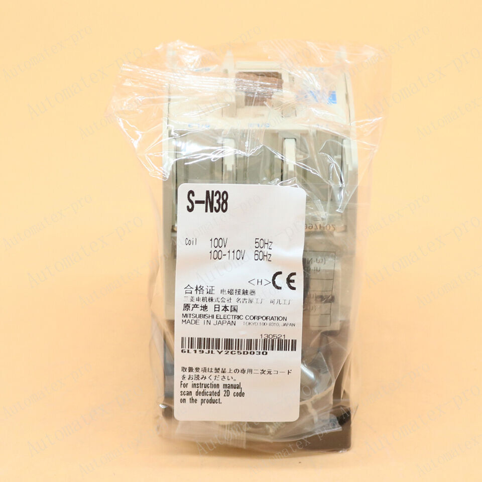 Professional Mitsubishi S-N38 Contactor AC110V - High-Quality 1PC Contactor for AC110V Applications - MITSUBISHI