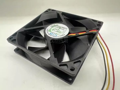 RUILIAN 9025 RDH9025B DC12V 0.23A 8CM 3-Wire Dual Ball Cooling Fan