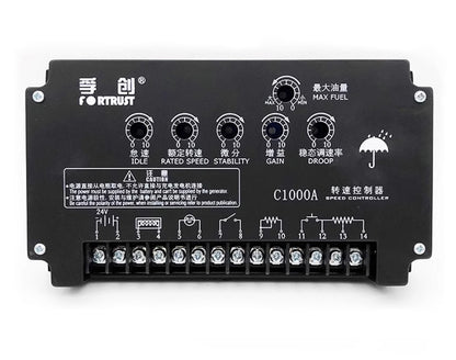 1pcs  Fortrust Diesel Generator Speed Control Board C1000A