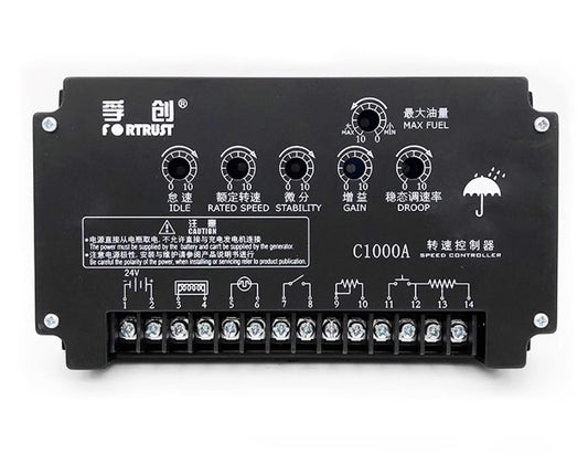 1pcs  Fortrust Diesel Generator Speed Control Board C1000A