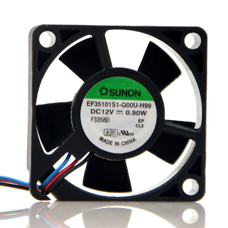 1pcs  SUNON EF35101S1-Q00U-H99 12V 0.90W 3510 3.5CM 3-wire cooling fan