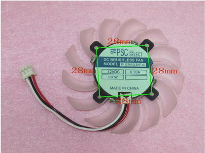 new 65mm ATI Radeon X800 X850 XT 9800 Pro Fan Replacement 28mm 3Pin P1127010LB2F R06