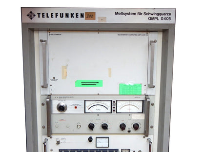 used TELEFUNKEN QMPL 0405 measuring system for quartz crystals computing unit - TELEFUNKEN