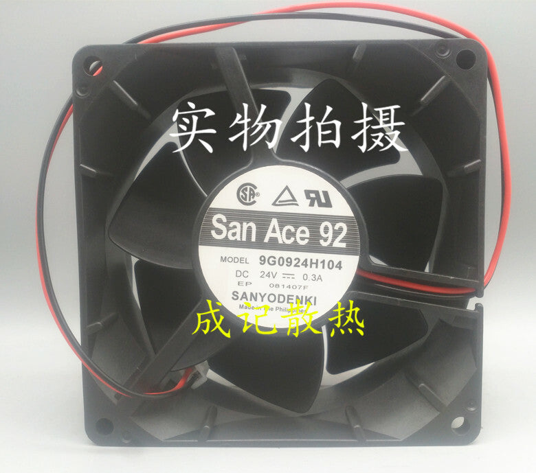 1pcs SANYO 9G0924H104 9038 24V 0.3A 9CM inverter fan