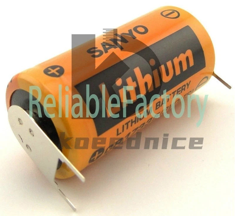 2pcs CR17335 3V PLC Battery 3P tabs to Repair Saab Cell Pin Type +2P-1P