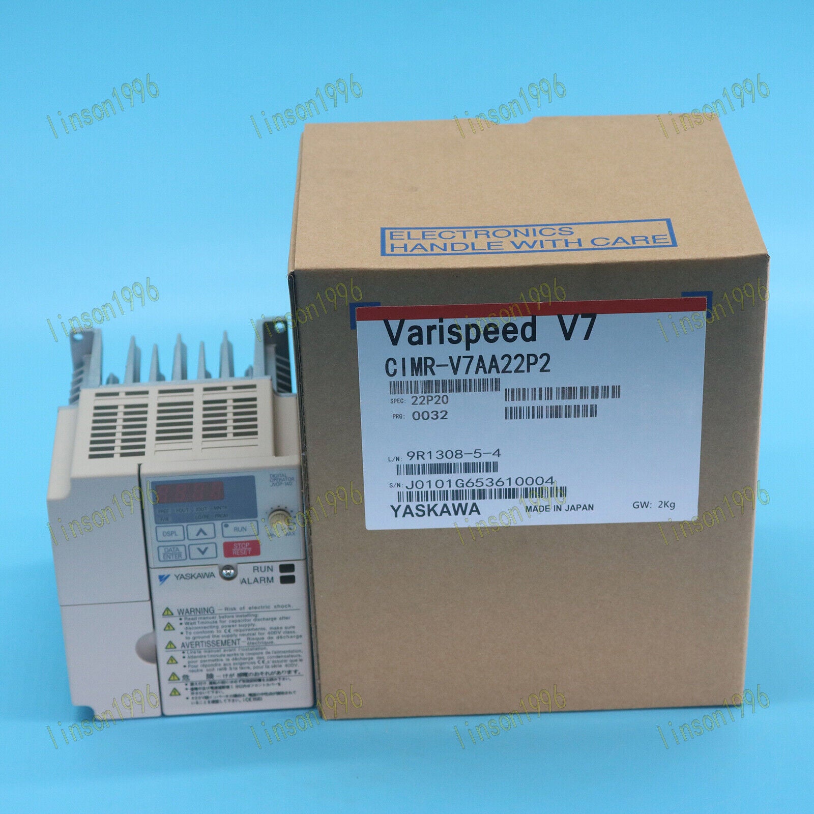 Yaskawa Inverter Model CIMR-V7AA22P2 - YASKAWA