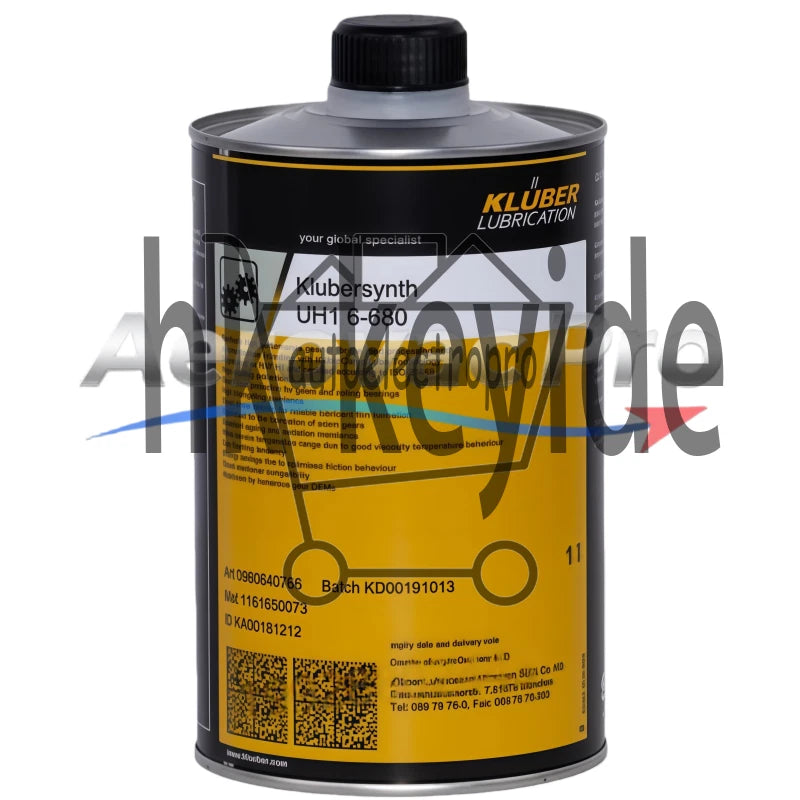 1Pcs KLUBER Lubrication Klubersynth UH1 6-680 Synthetic Oil 1L (1000CC)
