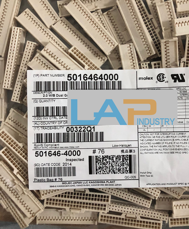 501646-4000 Connector 40P 2.0MM Pitch - 100PCS per Bag - HONEYWELL