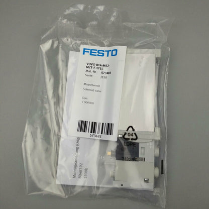 FESTO VUVG-B14-M52-MZT-F-1T1L Solenoid Valve - FESTO