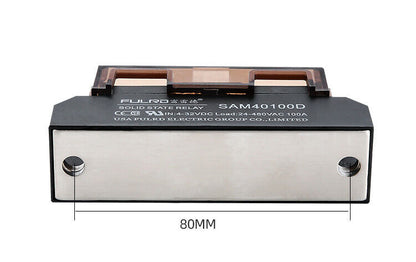 new Industrial solid state relay SAM40100D 100A In=4-32VDC Load=24-480VAC