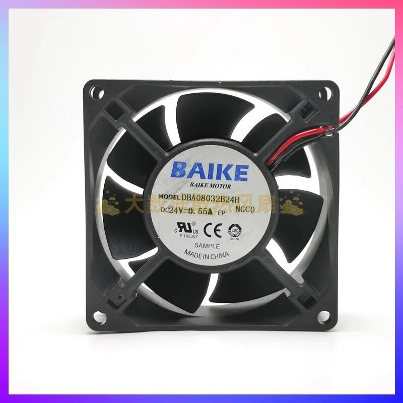 BAIKE DBA08032B24H 8032 DC24V 0.55A 8CM 2-wire Inverter Cooling Fan