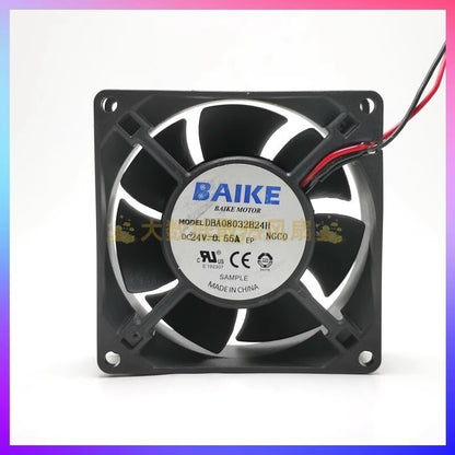 BAIKE DBA08032B24H 8032 DC24V 0.55A 8CM 2-wire Inverter Cooling Fan