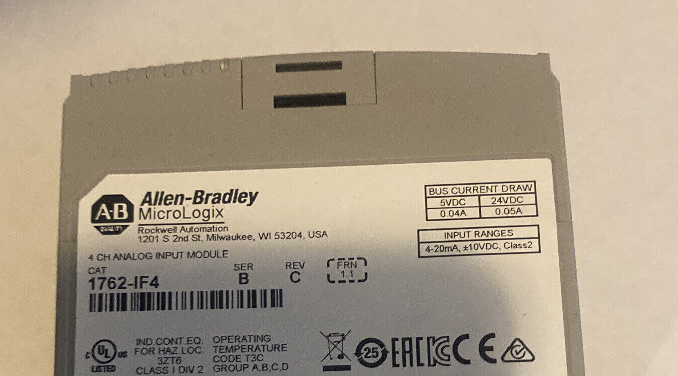 Allen Bradley 1762-IF4 SHIP - ALLEN BRADLEY