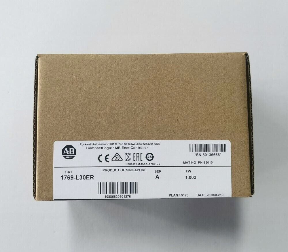 Factory Sealed CompactLogix 1769L30ER ENet Processor - COMPACTLOGIX