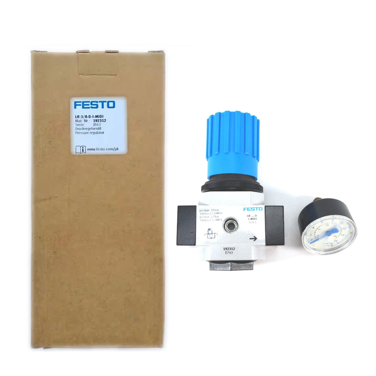 FESTO Pressure Regulator MIDI 192312 - FESTO