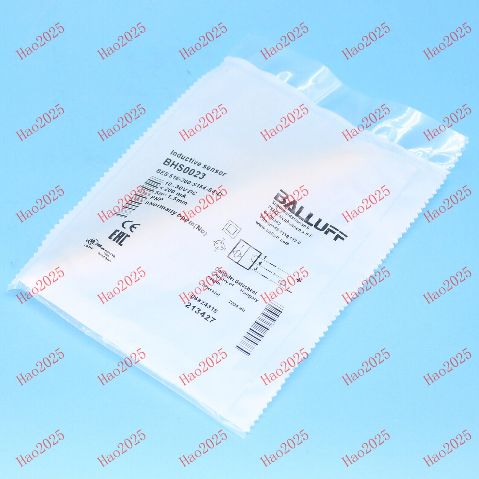 new 1pc BALLUFF BES 516-300-S164-S4-D Proximity Switch - BALLUFF