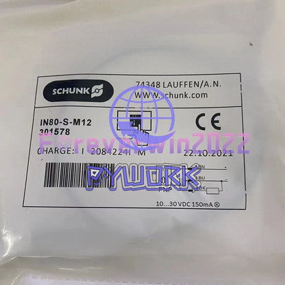 1PCS for SCHUNK sensor IN80/S-M12 0301578 90 warranty~