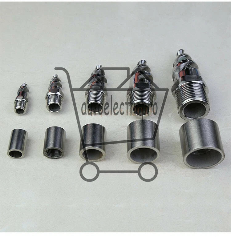 2pcs 316L Industrial Spray Dust Remove Nozzle,Full Cone Spiral Nozzle for Garden