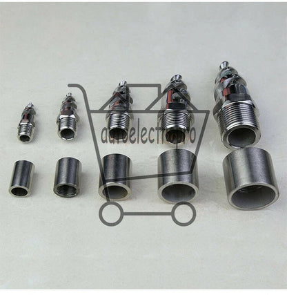 2pcs 316L Industrial Spray Dust Remove Nozzle,Full Cone Spiral Nozzle for Garden