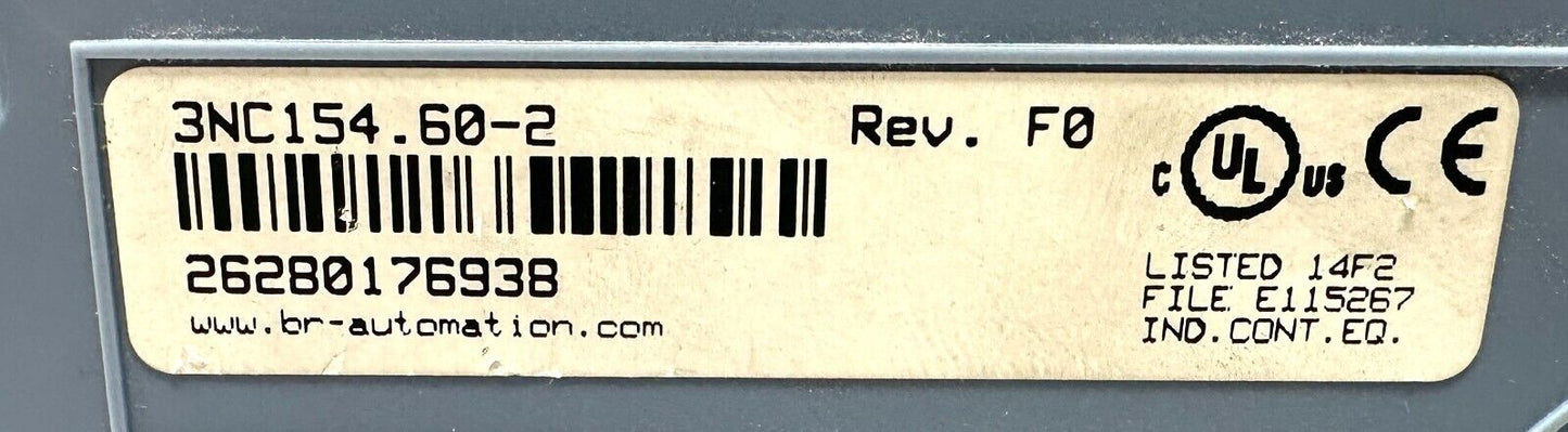 used B&R Automation 3NC154.60-2 Positioning Module - B&R AUTOMATION