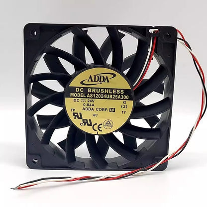 ADDA AS12024UB25A300 DC24V 0.84A 3-Wire Inverter Cooling Fan
