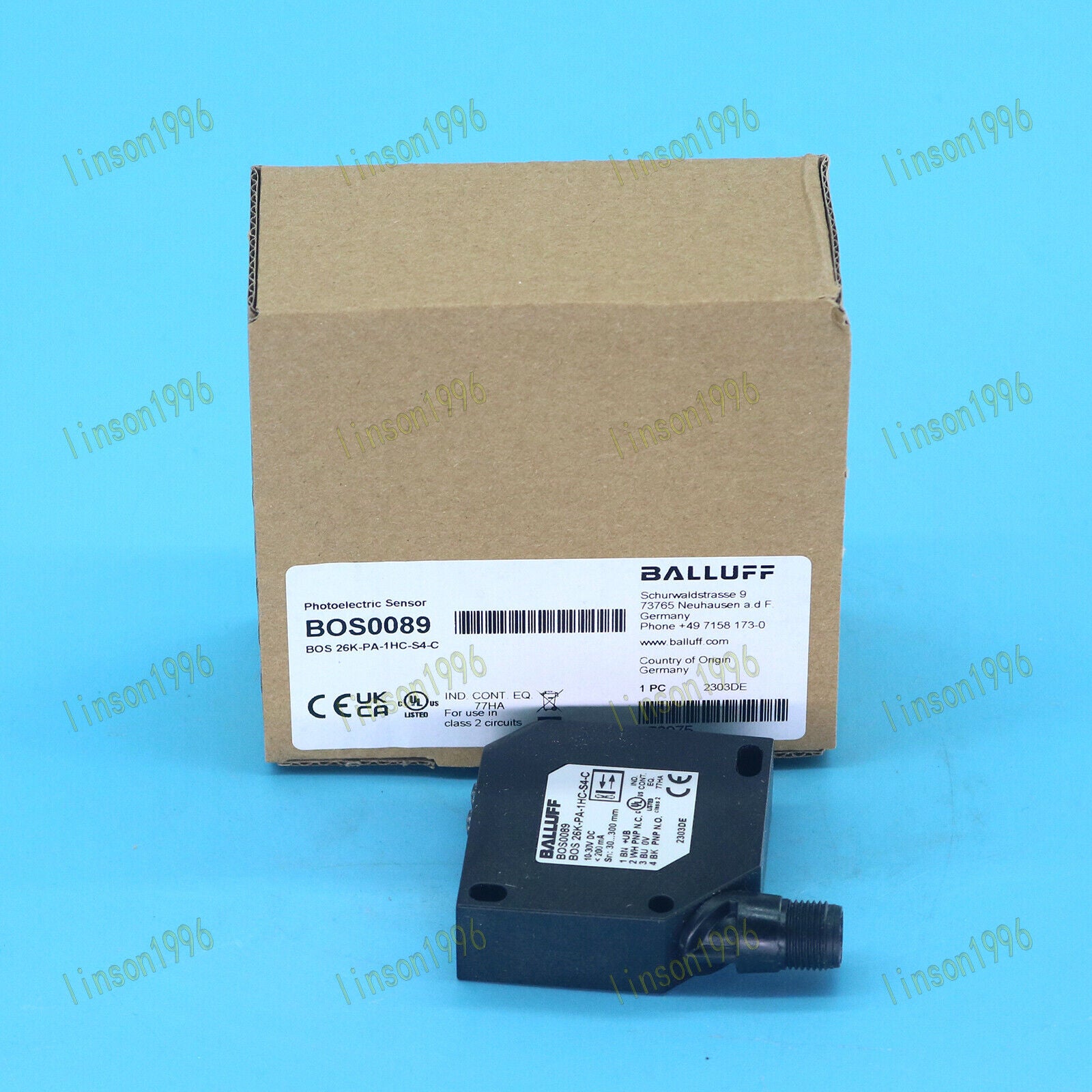 new 1PC  Balluff BOS 26K-PA-1HC-S4-C photoelectric switch One year Balluff