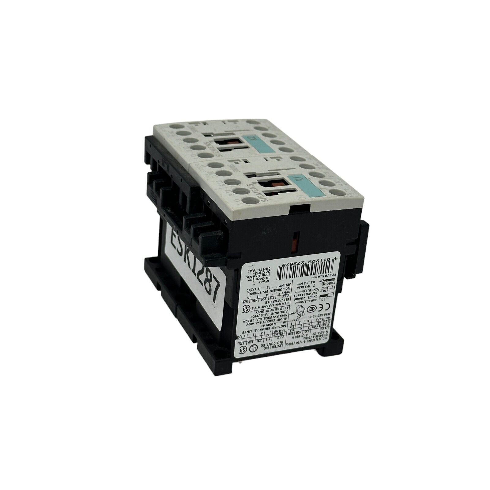 used Siemens Sirius 3RT1016-1AF02 Reversing Contactor