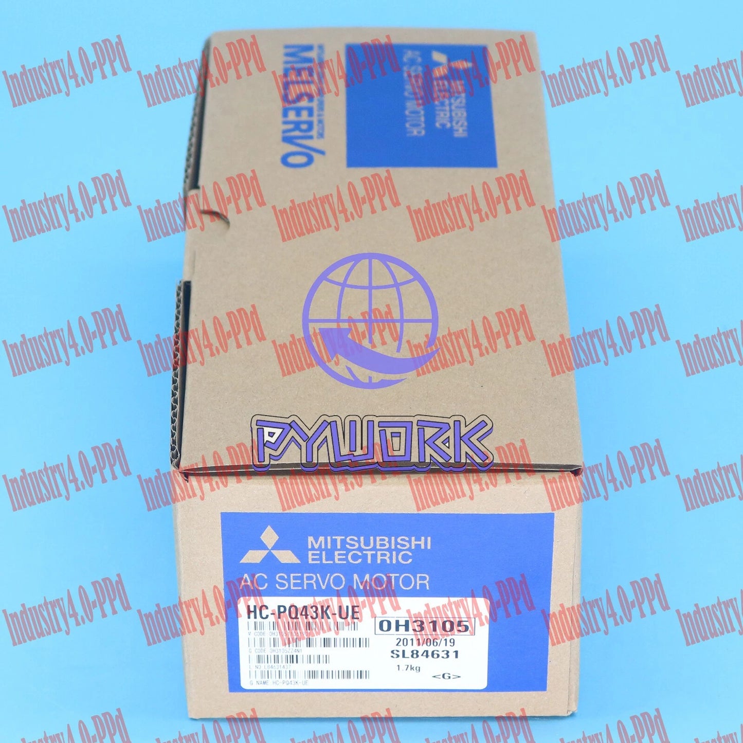 1Pcs AC SERVO MOTOR HC-PQ43K-UE MITSUBISHI FREE free Shipping