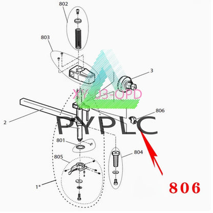 1PCS ASO18MO159 Vertical Air Lock Manual Valve For MS63 MS65 Tire Changer