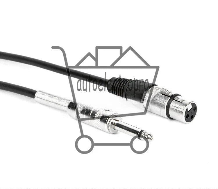 Audio Line Cord Microphone Cable Wire For Shure SM58 SM57 Beta 58A 6.5mm XLR