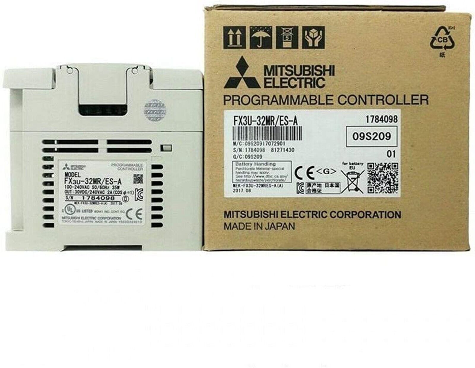 new  Mitsubishi Programmable Controller FX3U-32MR/ES-A