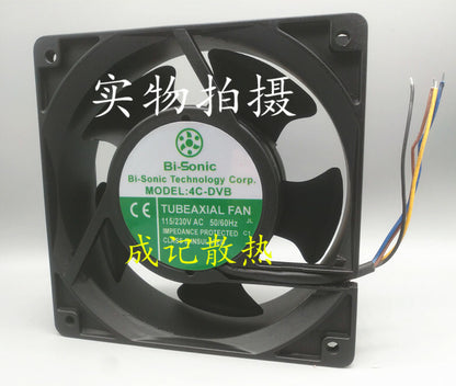 1pcs  Bi-sonic 4C-DVB 12038 12 cm AC100-220V cooling fan