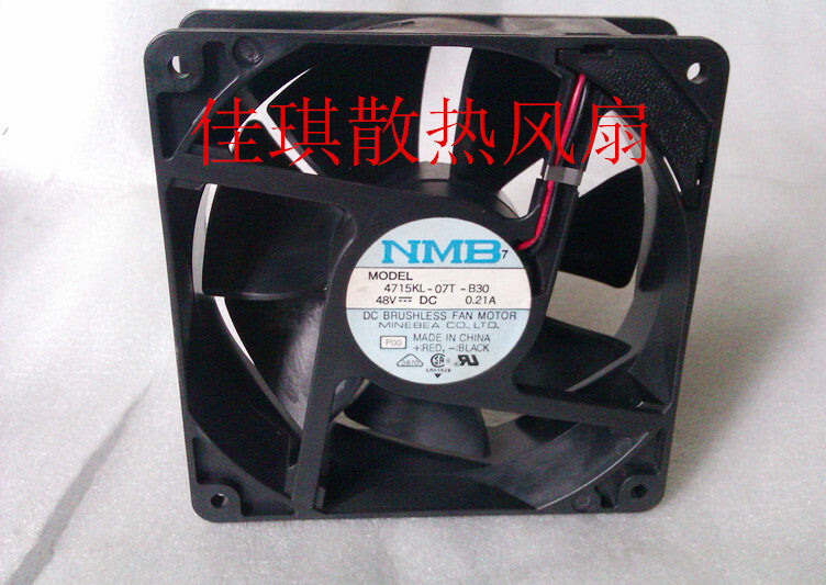 1pcs NMB 4715KL-07T-B30 12038 DC48V 0.21A inverter cooling fan