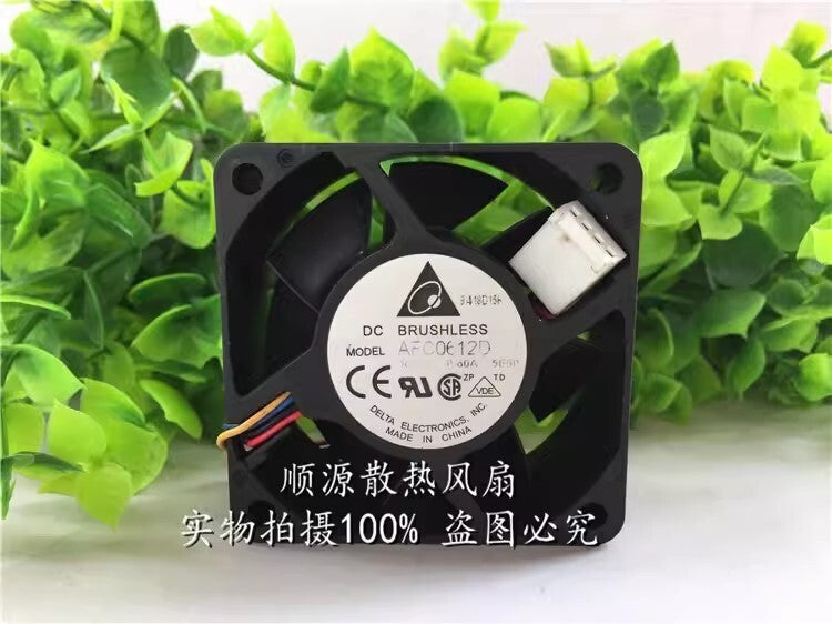 Delta AFC0612D 12V 0.60A 60*60*25MM 4-Pin PWM Cooling Fan
