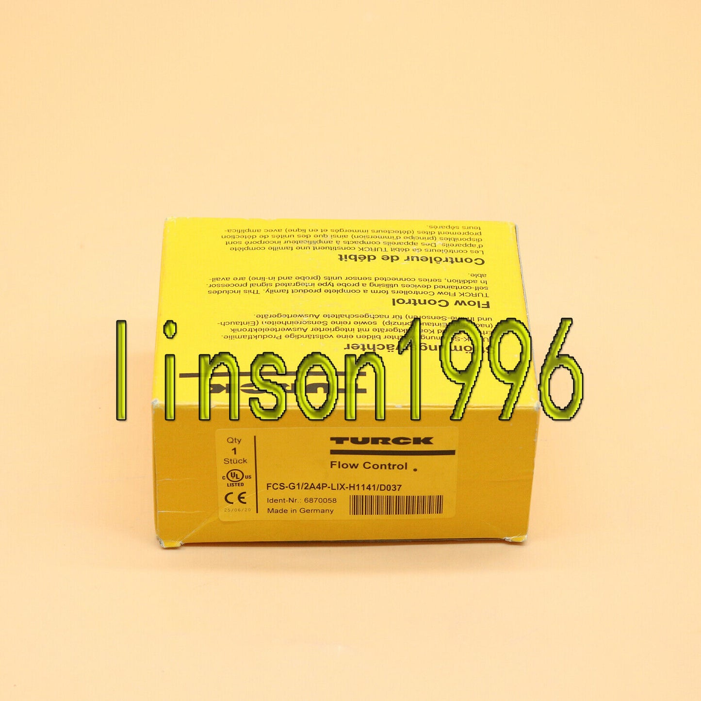 new TURCK FCS-G1-2A4P-LIX-H1141-D037 Pressure Switch Ship - TURCK