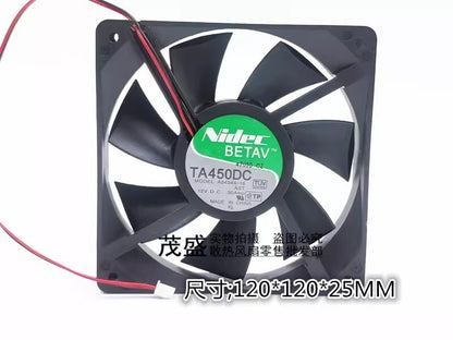 Nidec A34344-16 12025 DC12V 0.30A 12 2-Pin Ball Cooling Fan