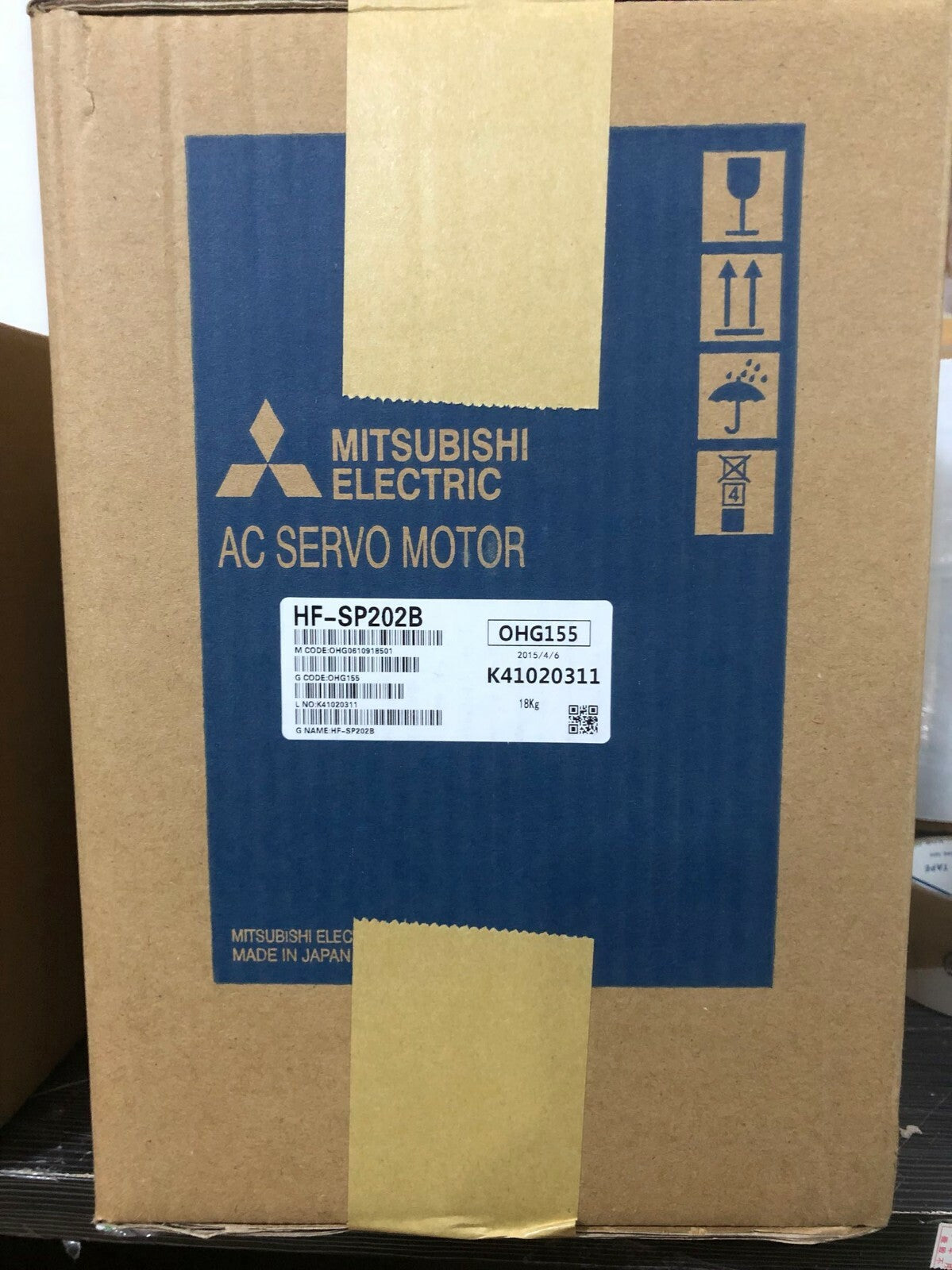 MITSUBISHI AC SERVO MOTOR HF-SP202B HFSP202B
