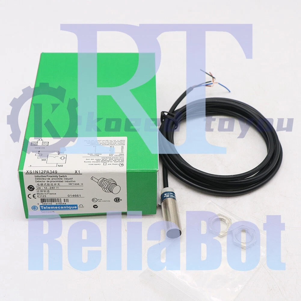 1Pcs XS1N12PA349 Telemecanique Inductive Proximity Sensor PNP Barrel