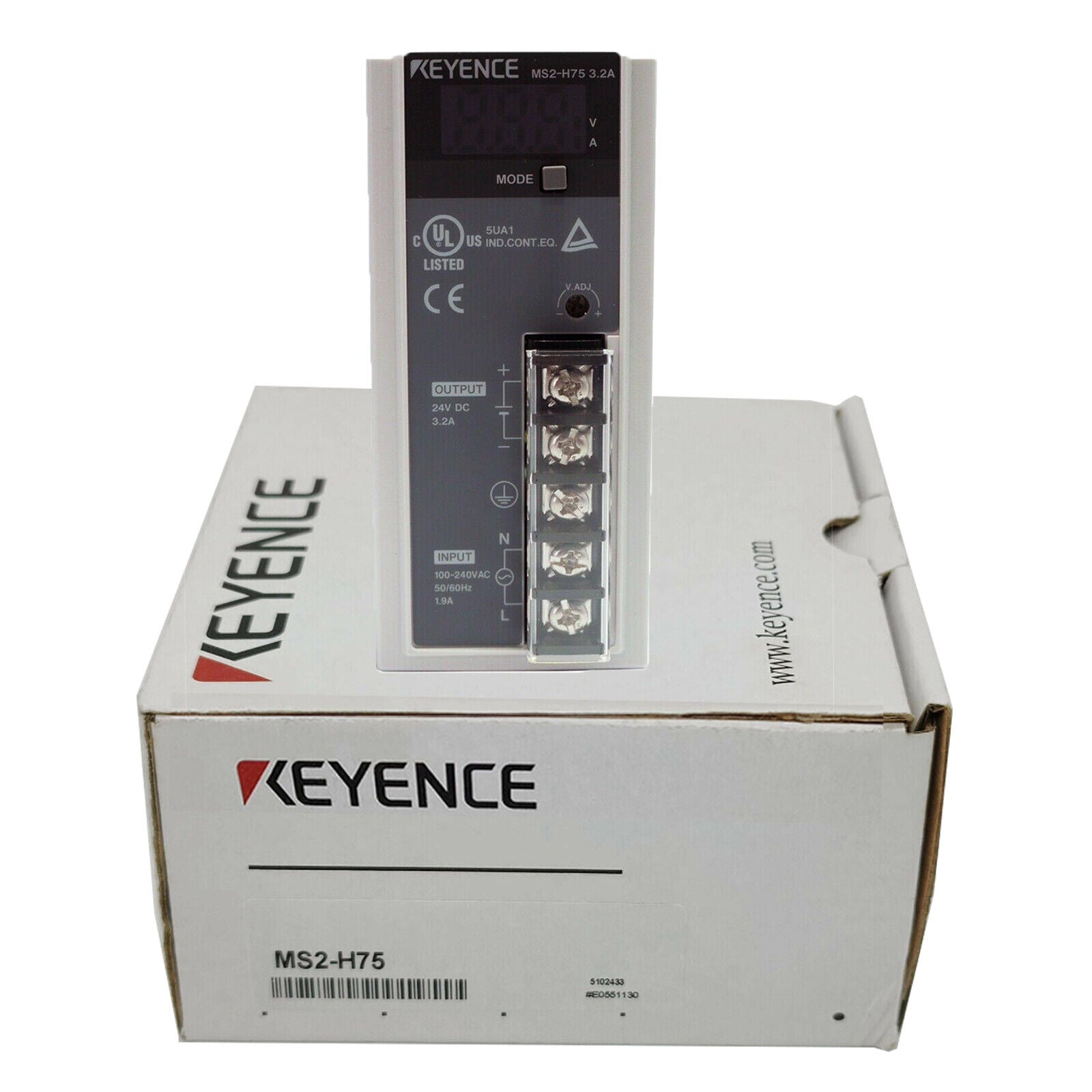 KEYENCE MS2-H75 Switching Power Supply Programmable Logic Controller - KEYENCE